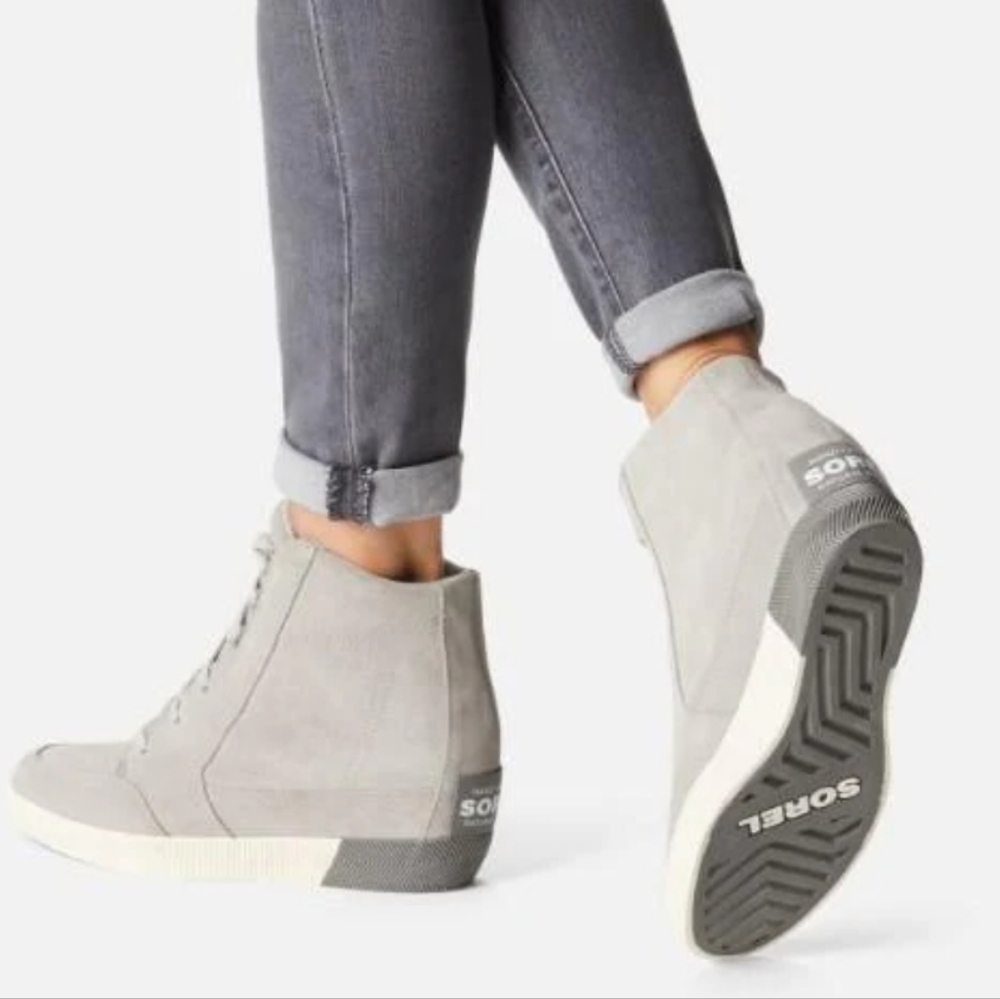 Sorel Gray Ankle Boots
